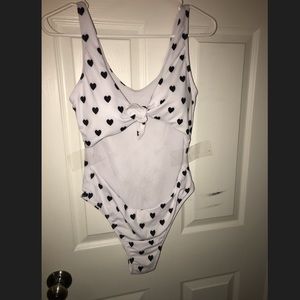 Cut out one piece swimwear. Brand new